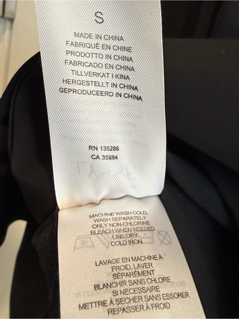 Lysse Parker Button Down Shirt Women’s Small Stretch Career Blouse Black - Picture 8 of 9